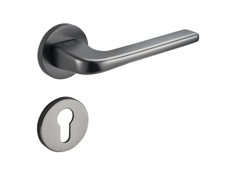 Klamka Solo Fit KSO O BN00 rozeta okrągła gun-metal Infinity Line z rozetą na wkładkę