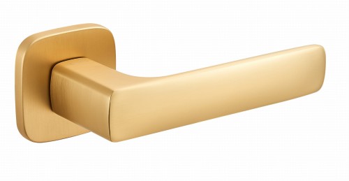 Przejdź do produktu Klamka Asti KSI QO MG00 rozeta kwadratowa owalna złoty-mat Infinity Line 