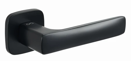 Klamka Asti KSI QO B00 rozeta kwadratowa owalna czarna Infinity Line