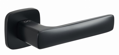 Przejdź do produktu Klamka Asti KSI QO B00 rozeta kwadratowa owalna czarna Infinity Line  