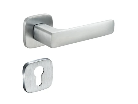 Klamka Asti KSI QO M700 rozeta kwadratowa owalna chrom mat Infinity Line z rozetą na wkładkę
