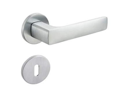 Klamka Asti KSI O M700 rozeta okrągła chrom mat Infinity Line z rozetą na klucz