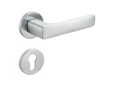 Klamka Asti KSI O M700 rozeta okrągła chrom mat Infinity Line z rozetą na wkładkę