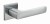Klamka Asti KSI M700 rozeta kwadratowa chrom mat Infinity Line