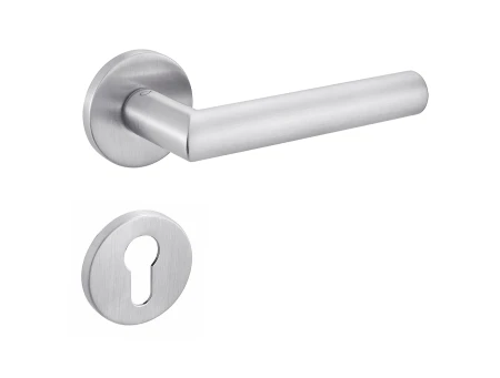 Klamka Ronda Fit KRD O M700 rozeta okrągła chrom mat Infinity Line z rozetą na wkładkę