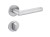 Klamka Ronda Fit KRD O M700 rozeta okrągła chrom mat Infinity Line z rozetą WC