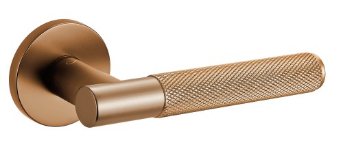Przejdź do produktu Klamka Tess KTS O 900 rozeta okrągła brąz satyna Infinity Line 