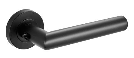 Klamka DUO LOCK KDU O B00 rozeta okrągła czarna Infinity Line