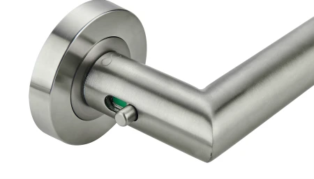 Klamka DUO LOCK KDU O 500 rozeta okrągła INOX Infinity Line
