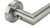 Klamka DUO LOCK KDU O 500 rozeta okrągła INOX Infinity Line