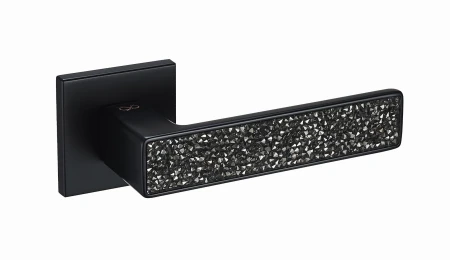 Klamka Concept Fit KCF B00/GLAMOUR rozeta kwadratowa czarna Infinity Line