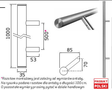 Antaba Montreal-skośna jednostronna na przestrzał