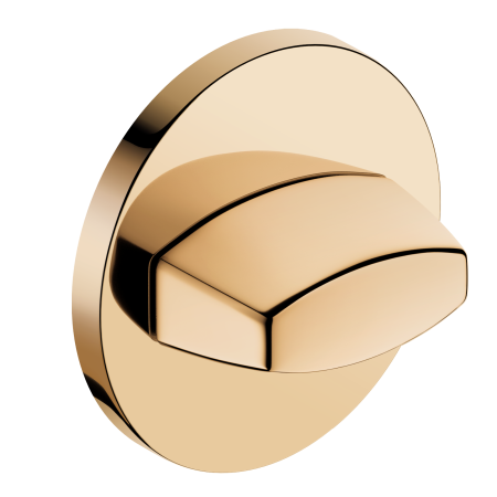 Rozeta okrągła SLIM WC mosiądz błyszczący