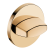 Rozeta okrągła SLIM WC mosiądz błyszczący