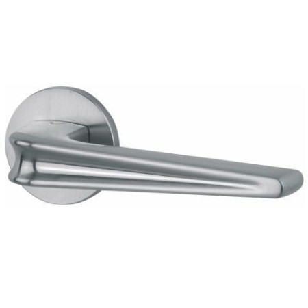 Klamka Radius Fit chrom-satyna szyld okrągły VDS