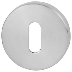 Rozeta okrągła R68F chrom szczotkowany klucz