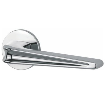 Klamka Radius Fit chrom połysk szyld okrągły VDS