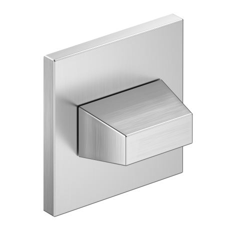 Rozeta kwadratowa SLIM WC chrom szczotkowany