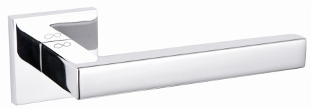 Klamka Stella KSTE S 7OO chrom połysk szyld kwadratowy slim Italian Design