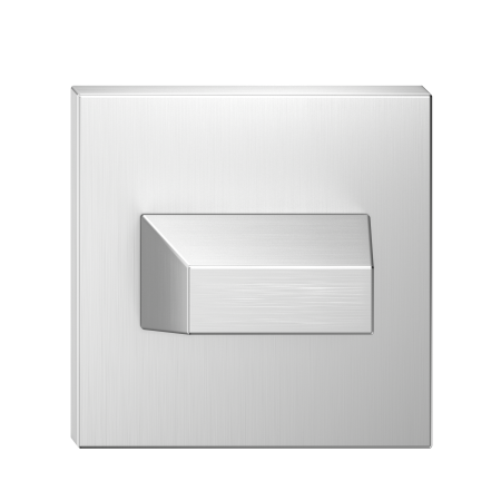 Rozeta kwadratowa SLIM WC chrom szczotkowany
