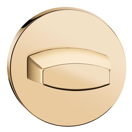 Rozeta okrągła SLIM WC mosiądz błyszczący