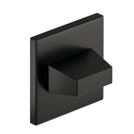 Rozeta kwadratowa SLIM WC czarna