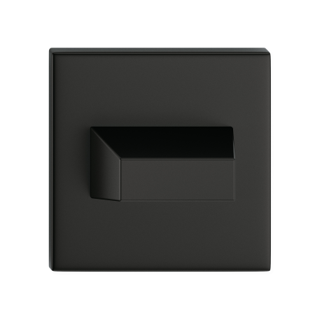 Rozeta kwadratowa SLIM WC czarna