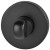 Rozeta okrągła R68F czarna WC