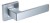 Klamka Apollo KAO M700 chrom mat szyld kwadratowy Infinity Line