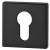 Rozeta kwadratowa R67 czarna wkładka