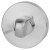 Rozeta okrągła R68F chrom szczotkowany WC