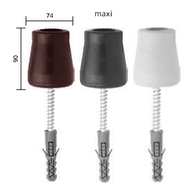 Odbój gumowy MAXI szary