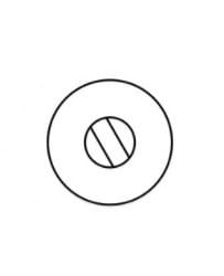 Rozeta okrągła R68F cuero WC