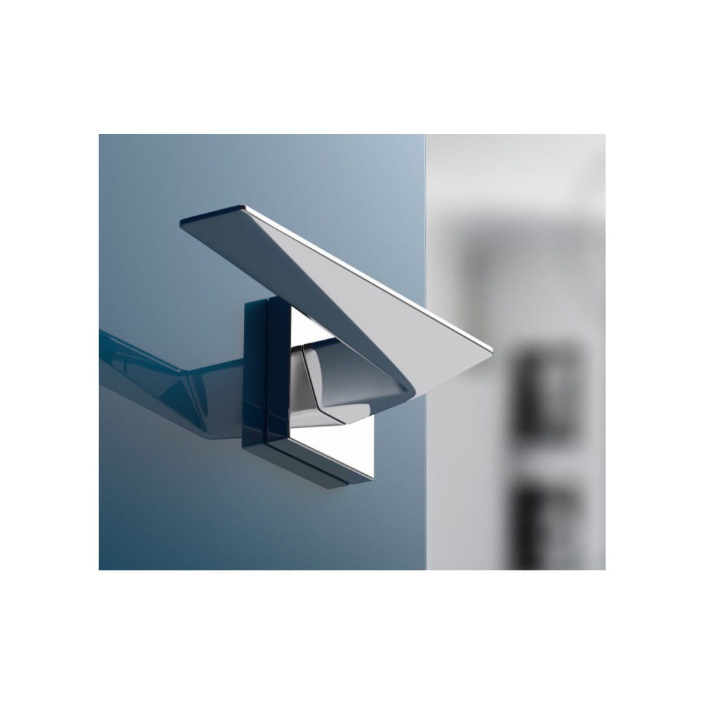 Klamka Blade chrom połysk szyld kwadratowy Corona