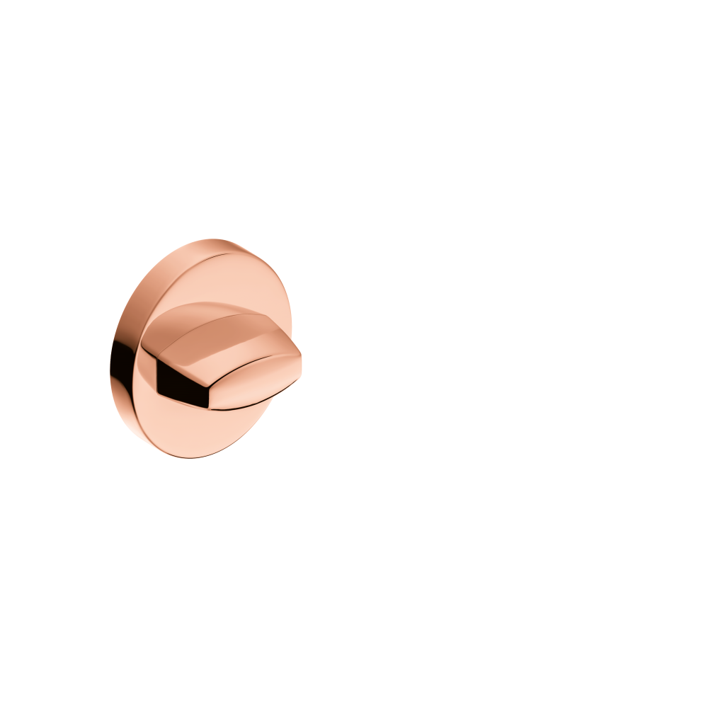 Rozeta okrągła WC miedź błyszcząca