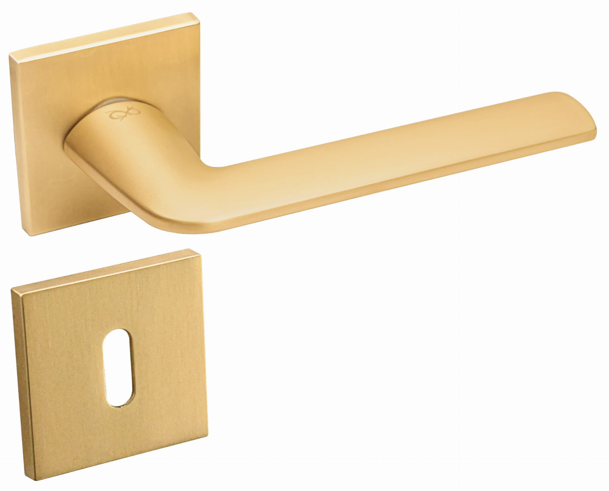 Klamka Stinger KSR MG00 rozeta kwadrat złoty-mat Infinity Line