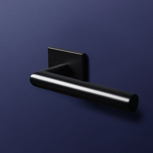 Klamka VINCI Q FIT czarna szyld kwadratowy VDS