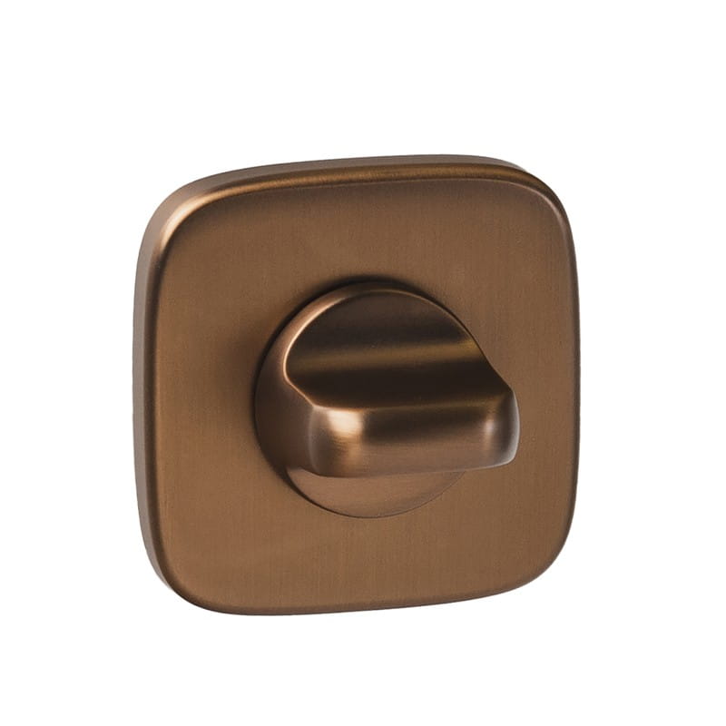 Rozeta kwadratowa zaoblona R82F brąz satyna WC