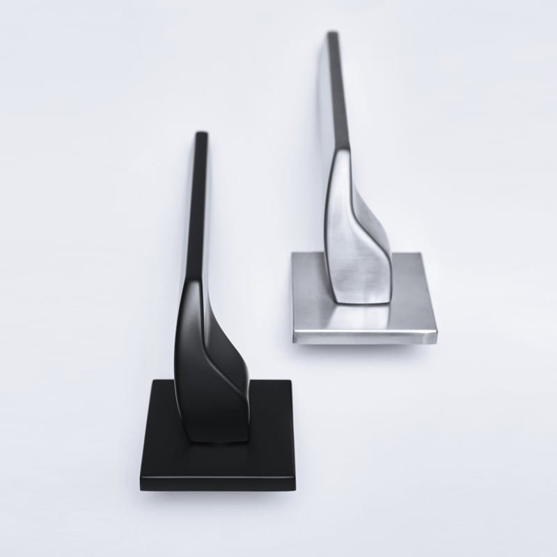 Klamka Sempre FIT czarna szyld kwadratowy VDS