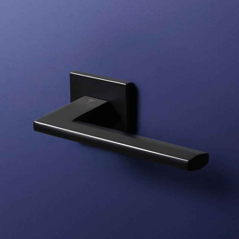 Klamka Flavio Fit rozeta kwadratowa R67F czarna VDS