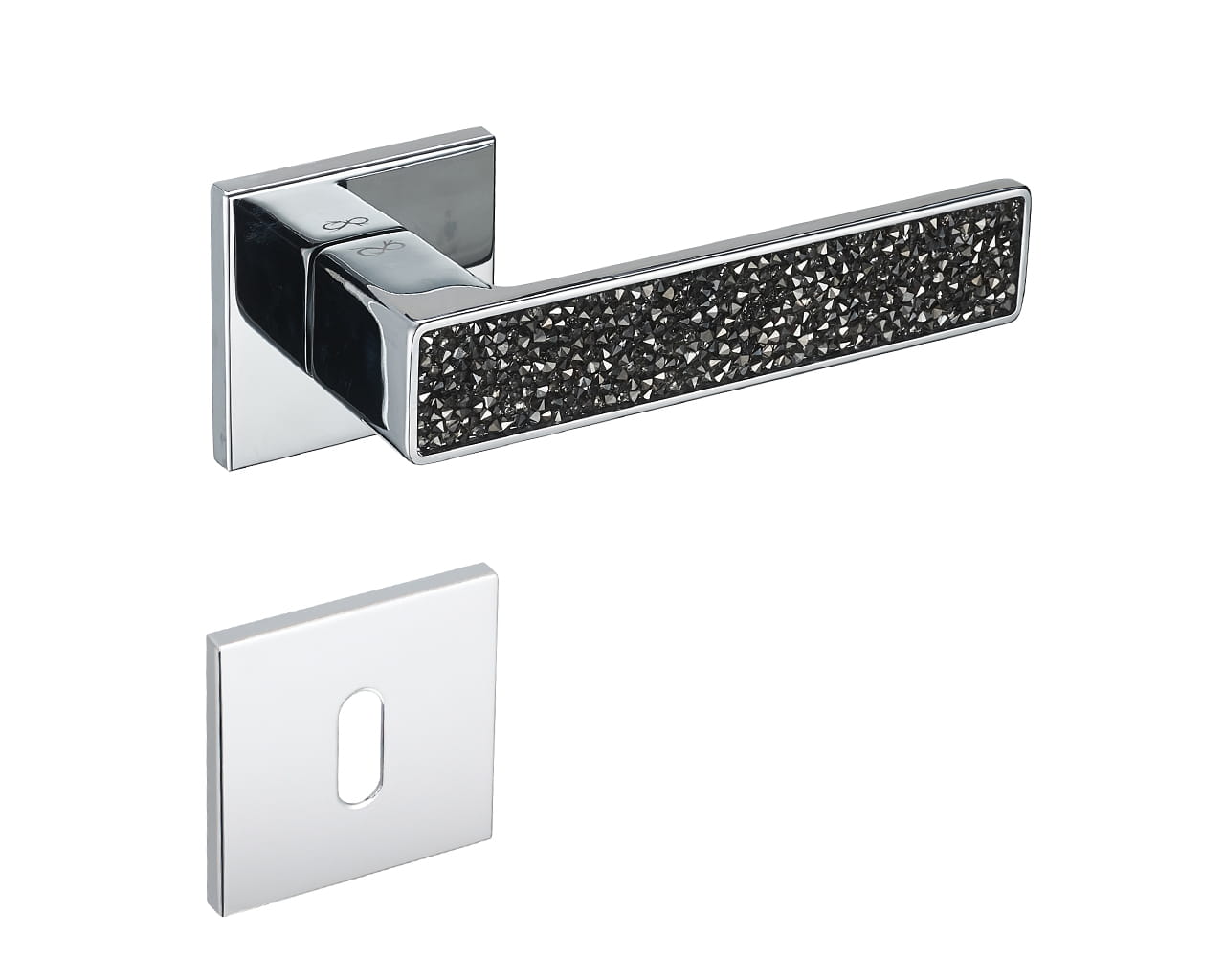 Klamka Concept FIT KCF 700/GLAMOUR chrom połysk/kryształ Infinity Line