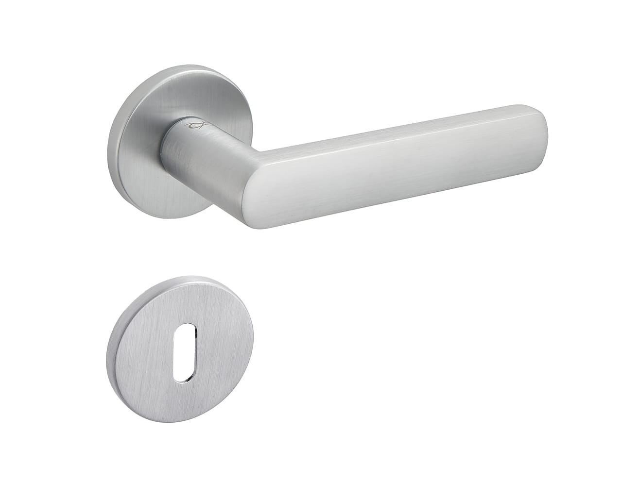 Klamka Torino Fit O M700 rozeta okrągła chrom - mat Infinity Line