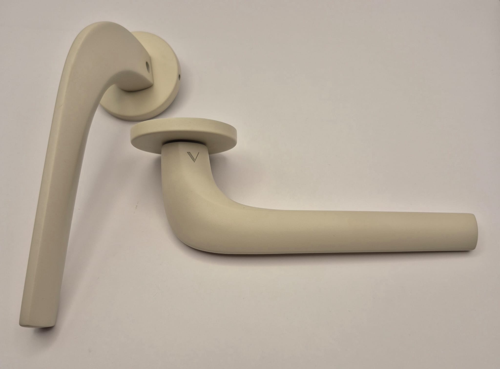 Klamka SORELLA FIT ivory szyld okrągły VDS