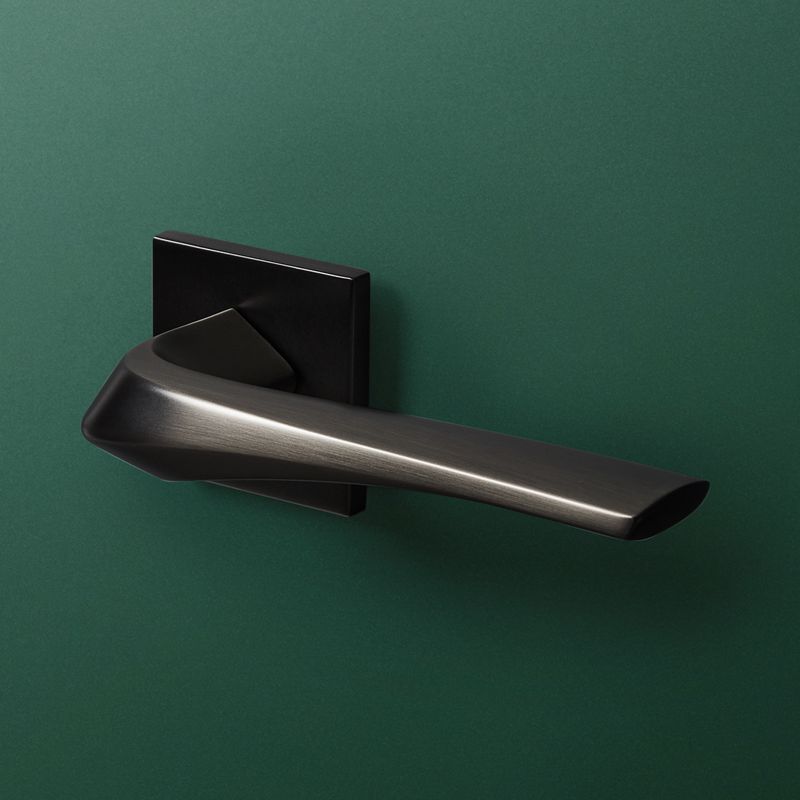 Klamka Heavy FIT chrom połysk szyld kwadratowy VDS