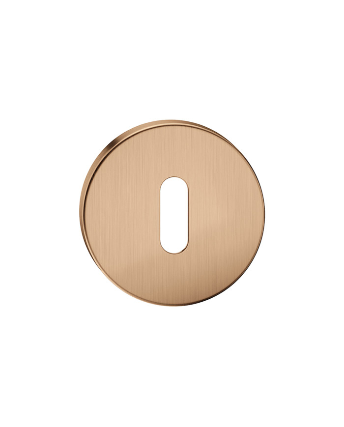 Rozeta okrągła SLIM na klucz brąz matowy