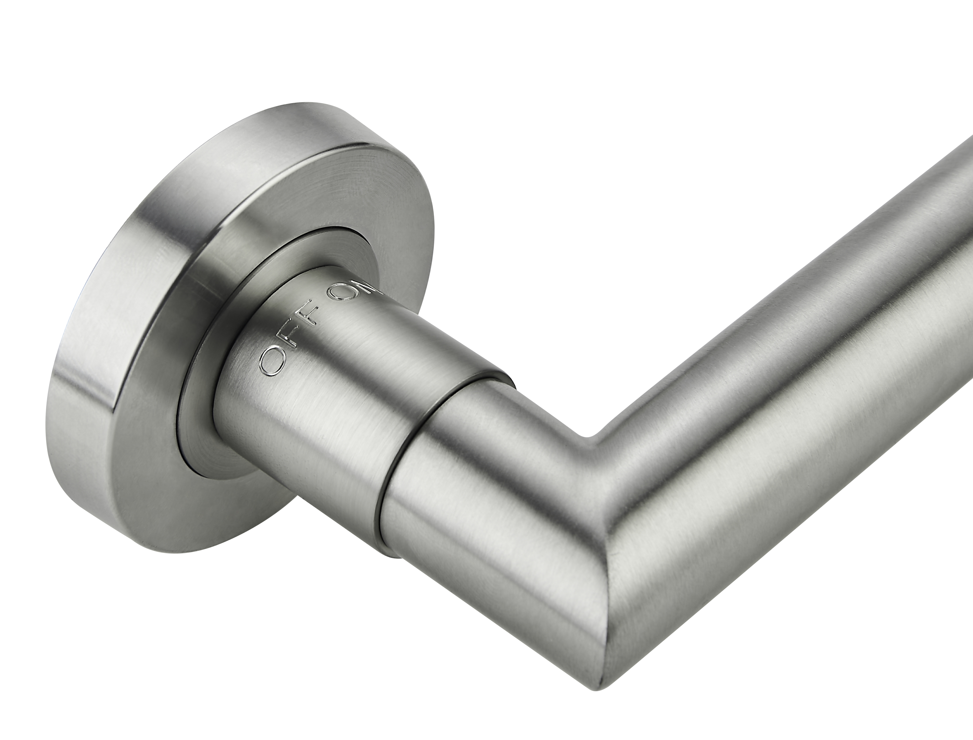 Klamka DUO RING KDU O 500 rozeta okrągła INOX Infinity Lin