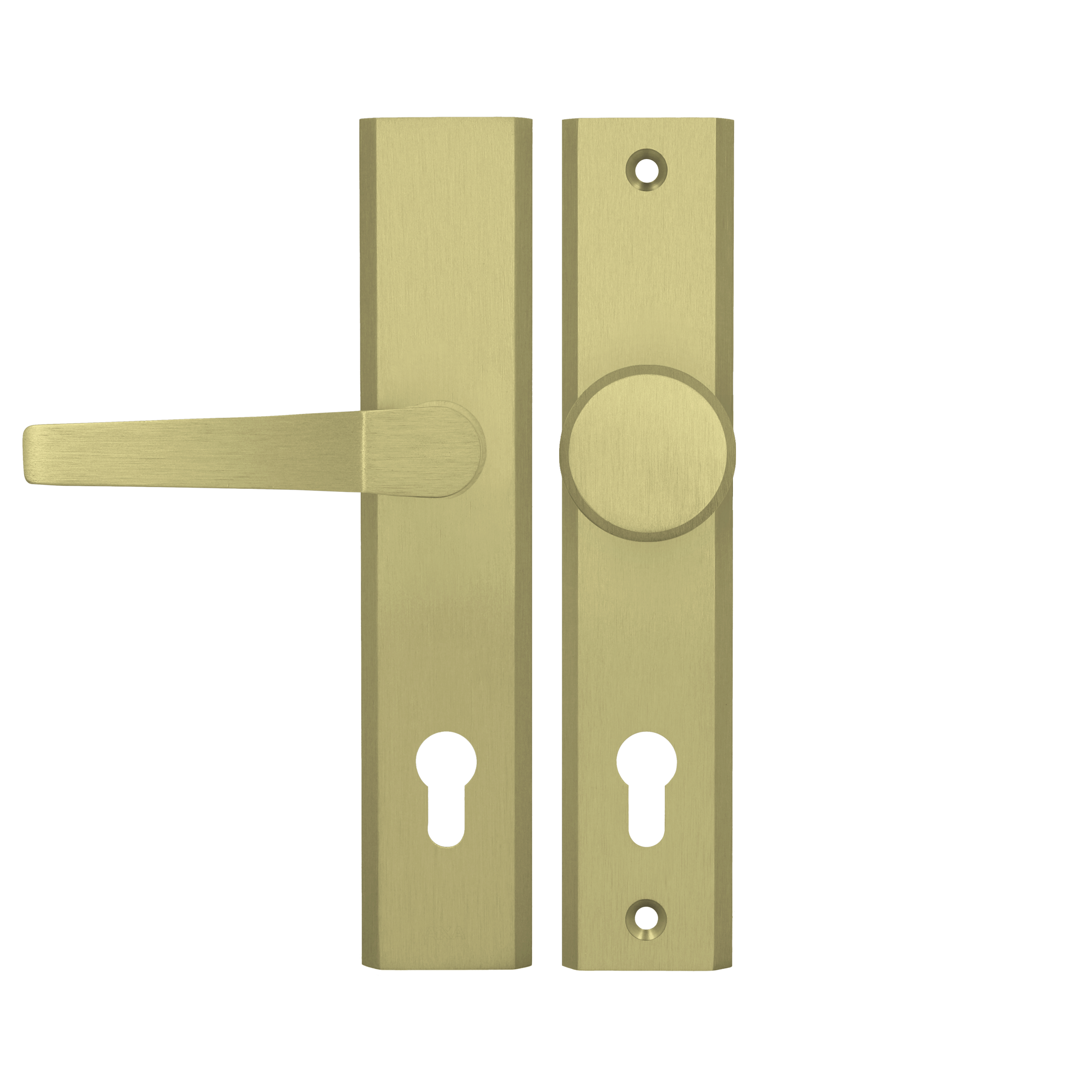 Klamko gałka ruchoma Fast Premium F3 złota AXA 92 mm